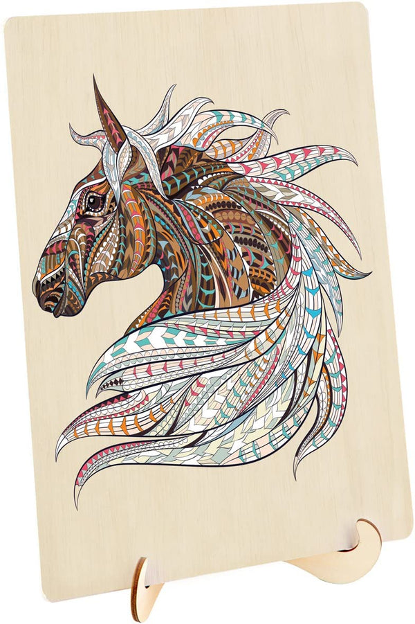 Puzzle Master - Horse Wooden Jigsaw Puzzle (124 Pieces)