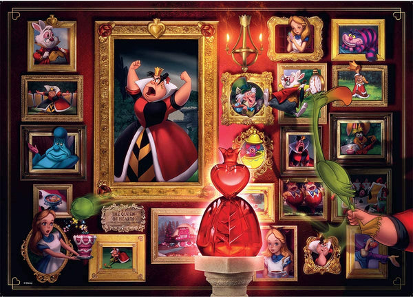 Ravensburger - Disney Villainous: Queen of Hearts Jigsaw Puzzle (1000 pieces)