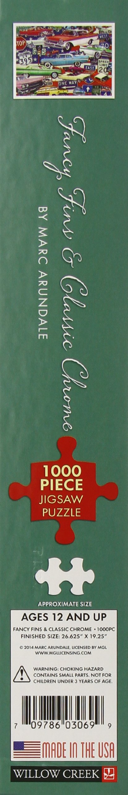 Willow Creek - Fancy Fins and Classic Chrome Jigsaw Puzzle (1000 Pieces)