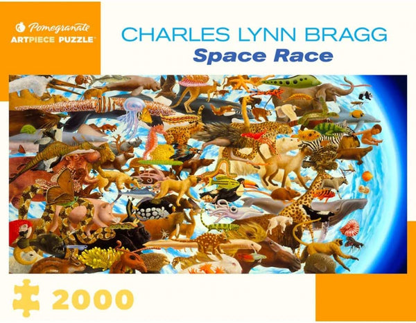 Pomegranate - Space Race by Charles Lynn Bragg Jigsaw Puzzle (2000 Pieces)