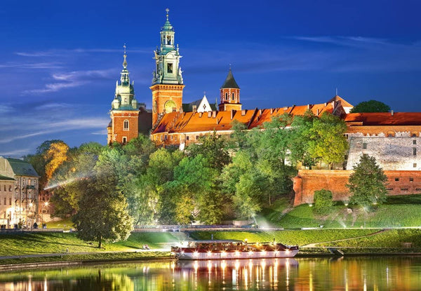 Castorland - Wawel Castle By Night, Poland Jigsaw Puzzle (1000 Pieces)