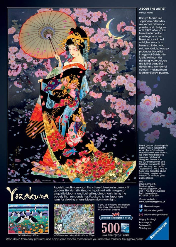Ravensburger - Yozakura Puzzle 500pc Jigsaw Puzzle (500 Pieces)