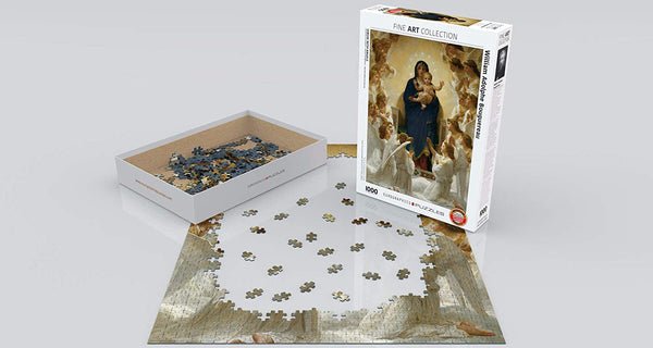 EuroGraphics Virgin with Angels by William Adolphe Bouguereau 1000-Piece Puzzle