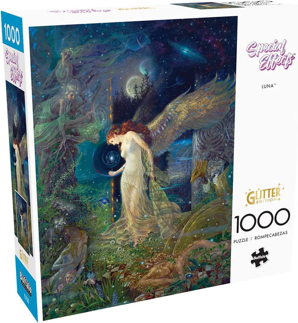 Buffalo Games - Luna - Glitter Edition - 1000 Piece Jigsaw Puzzle