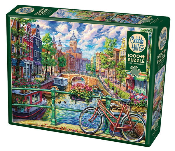 Cobble Hill - Amsterdam Canal 1000 Piece Jigsaw Puzzle