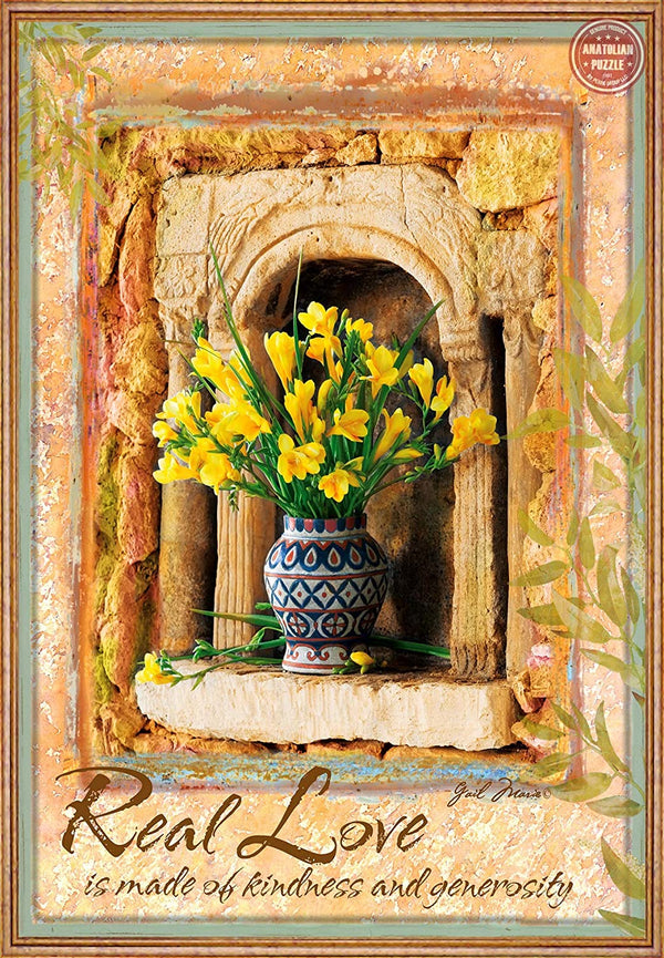 Anatolian - 2X500p Smile - Real Love Jigsaw Puzzle (1000 Pieces)