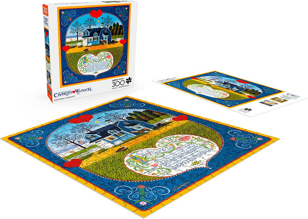 Buffalo Games - Charles Wysocki - Sweetheart Chessmate - 300 Large Piece Jigsaw Puzzle