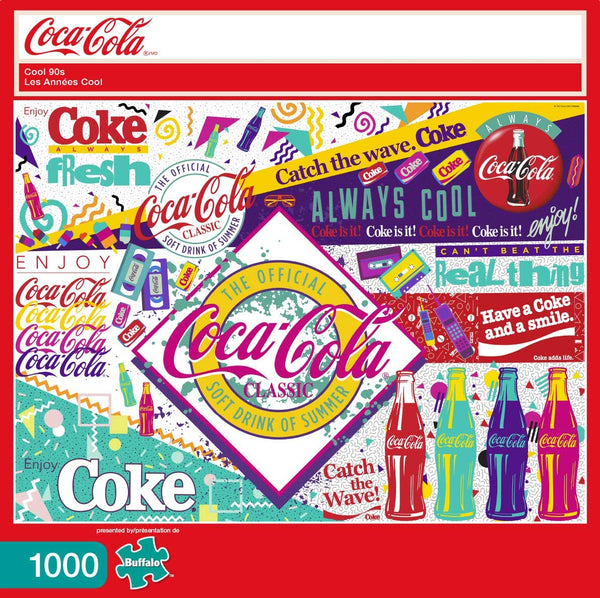 Buffalo Games - Coca-Cola - Cool 90s - 1000 Piece Jigsaw Puzzle