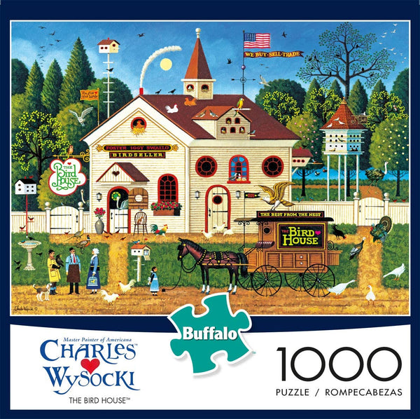 Buffalo Games - Charles Wysocki - The Bird House - 1000 Piece Jigsaw Puzzle