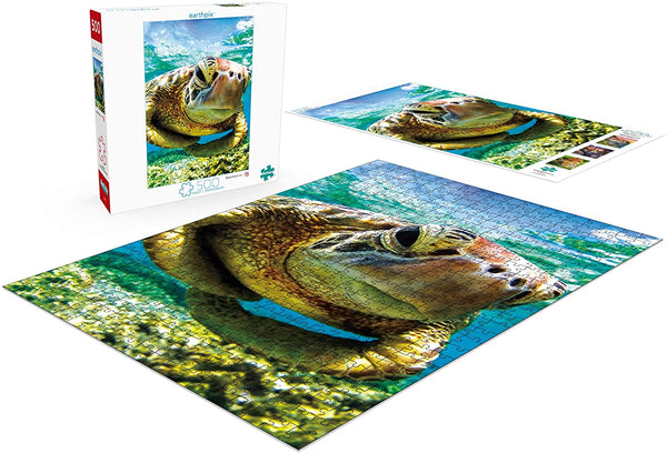Buffalo Games - Earthpix - Turtle Swimmer - 500 Piece Jigsaw Puzzle