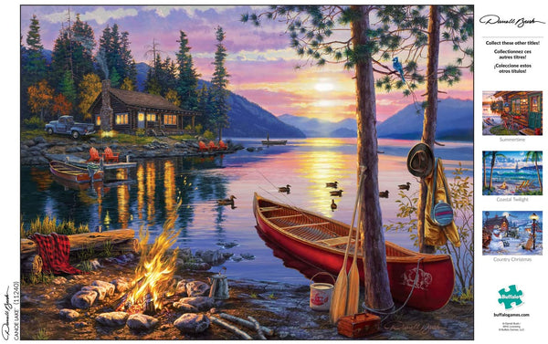 Buffalo Games - Darrell Bush - Canoe Lake - 1000 Piece Jigsaw Puzzle
