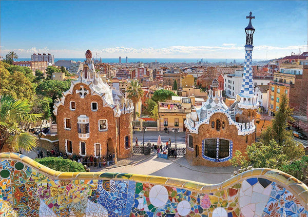 Educa - Barcelona View from Park Jigsaw Puzzle (1000 Pieces)