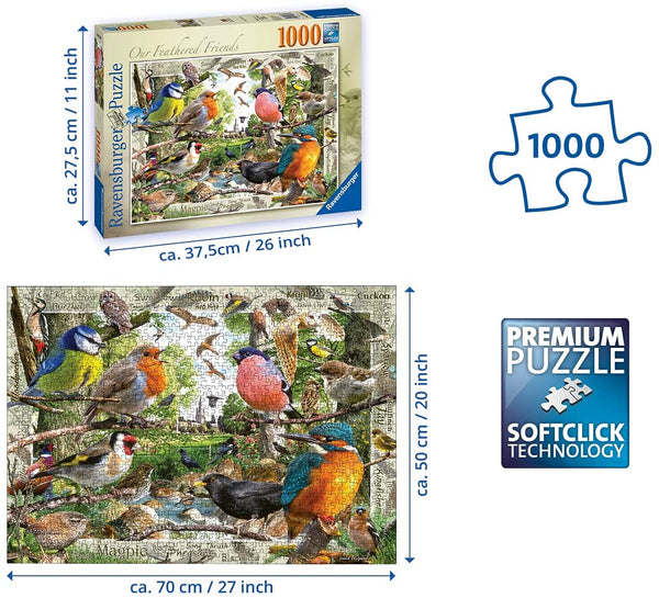 Ravensburger - Our Feathered Friends Jigsaw Puzzle (1000 Pieces)