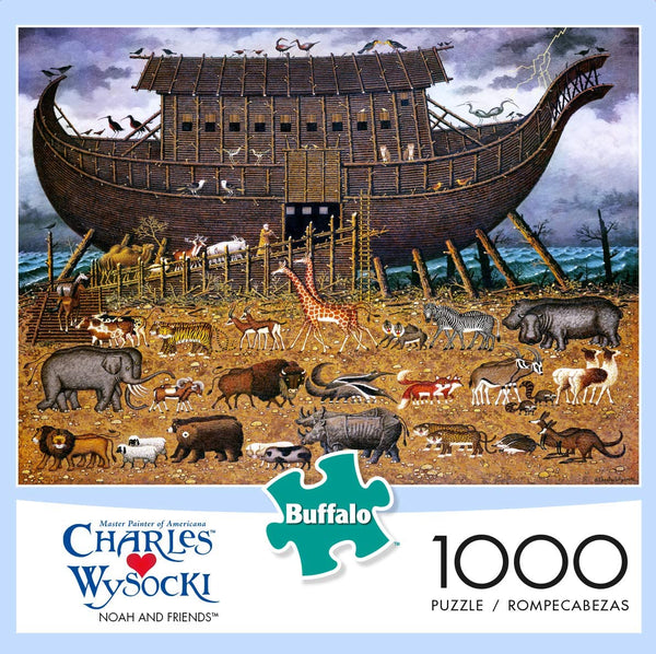 Buffalo Games - Charles Wysocki - Noah & Friends - 1000 Piece Jigsaw Puzzle