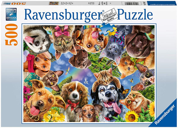 Ravensburger Animal Selfie 500 Pieces Jigsaw Puzzle