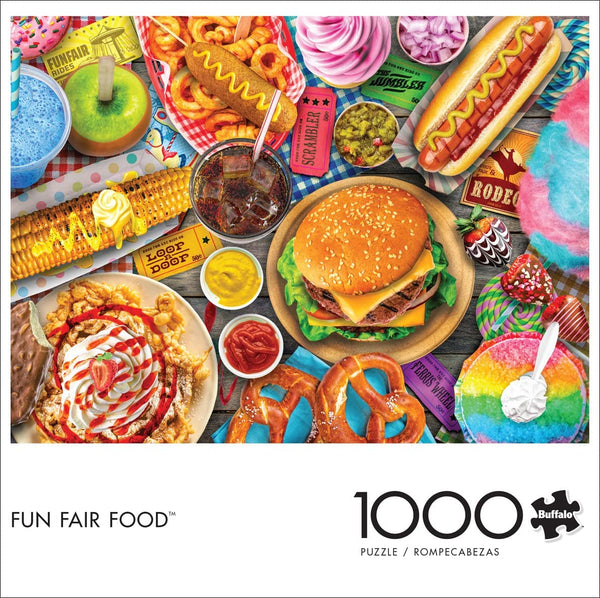 Buffalo Games - Fun Fair Food by Lars Stewart Jigsaw Puzzle (1000 Pieces)