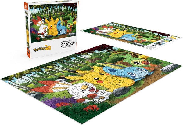 Buffalo Games - Pokemon Galar Friends - 300 Large Piece Jigsaw Puzzle