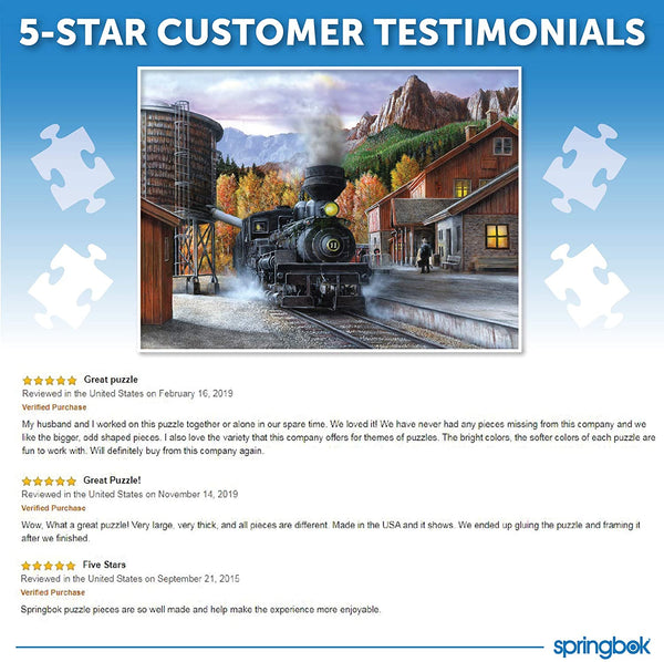 Springbok Mountain Express Jigsaw Puzzle (1000 Piece)