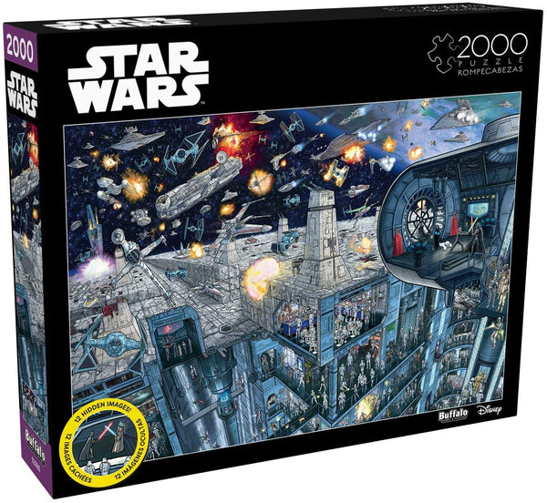 Star Wars - Search Inside: Death Star - 2000 Piece Jigsaw Puzzle with Hidden Images