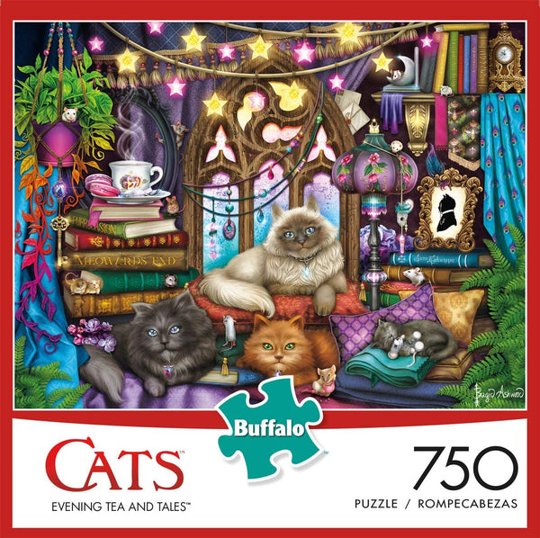 Buffalo Games 17282 - Evening Tea and Tales - 750 Piece Jigsaw Puzzle