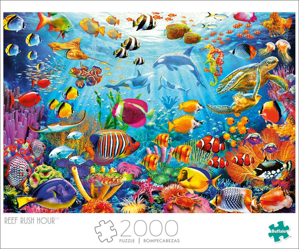 Buffalo Games - Reef Rush Hour - 2000 Piece Jigsaw Puzzle