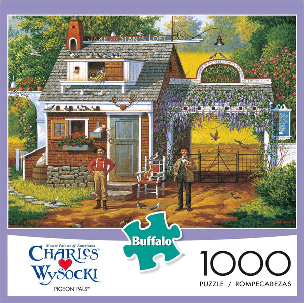 Buffalo Games - Charles Wysocki - Pigeon Pals - 1000 Piece Jigsaw Puzzle