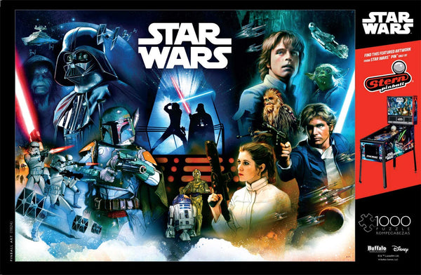 Buffalo Games - Star Wars - Pinball Art - 1000 Piece Jigsaw Puzzle