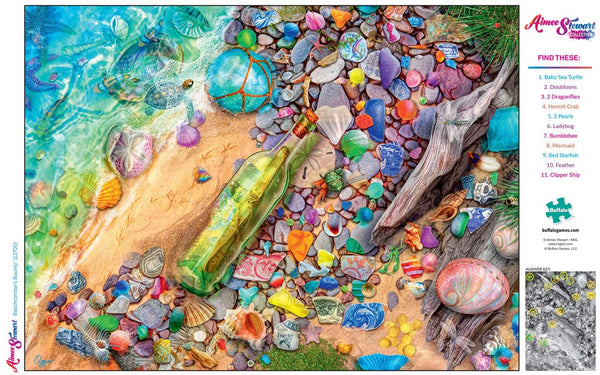 Buffalo Games - Aimee Stewart - Beachcomber's Bounty - 1000 Piece Jigsaw Puzzle