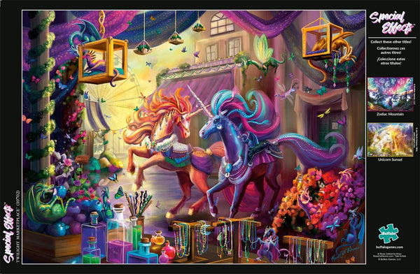 Buffalo Games - Twillight Marketplace - Special Effects Glitter Edition - 1000 Piece Jigsaw Puzzle