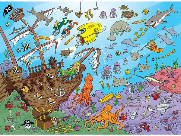 Masterpieces - 101 Things to Spot Underwater Jigsaw Puzzle (101 Pieces)