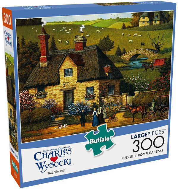 Buffalo Games - Charles Wysocki - Tall Sea Tale - 300 Large Piece Jigsaw Puzzle