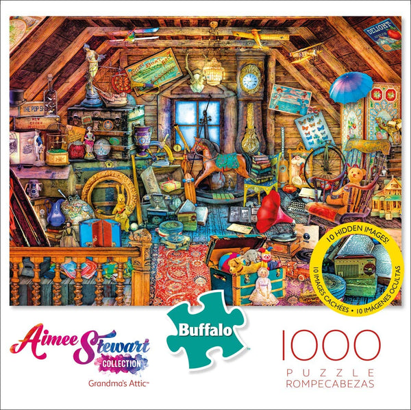 Buffalo Games - Aimee Stewart - Grandma's Attic - 1000 Piece Jigsaw Puzzle