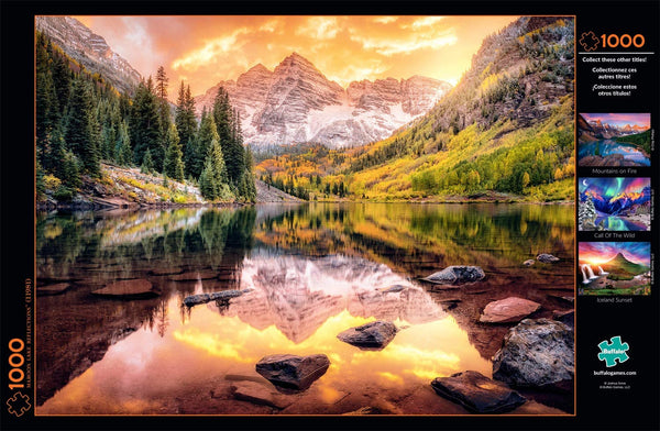 Buffalo Games - Maroon Lake Reflection - 1000 Piece Jigsaw Puzzle