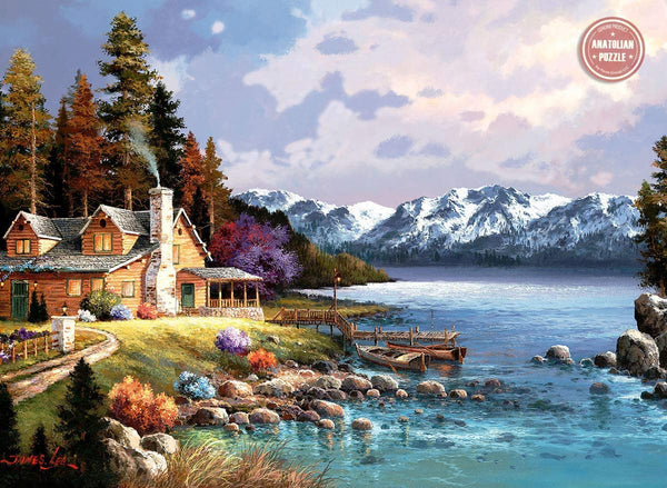 Anatolian - Mountain Cabin Jigsaw Puzzle (500 Pieces)