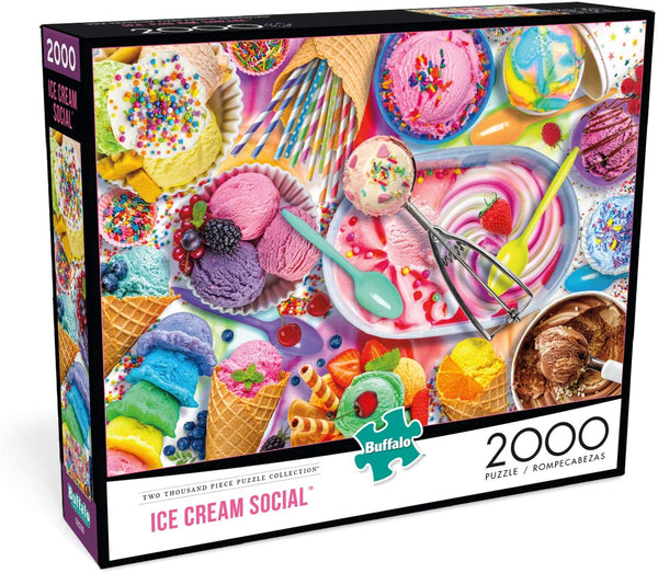 Buffalo Games - Ice Cream Social - 2000 Piece Jigsaw Puzzle