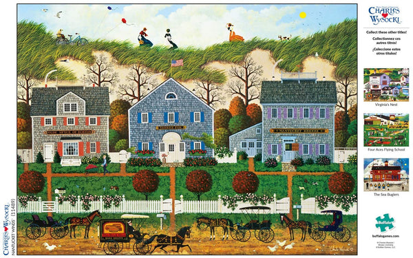 Buffalo Games - Charles Wysocki - Nantucket Winds - 1000 Piece Jigsaw Puzzle