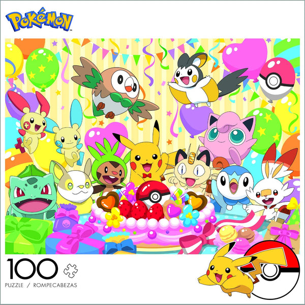 Buffalo Games - Pokemon Birthday Party - 100 Piece Jigsaw Puzzle
