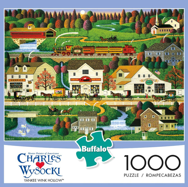 Buffalo Games - Charles Wysocki - Yankee Wink Hollow - 1000 Piece Jigsaw Puzzle