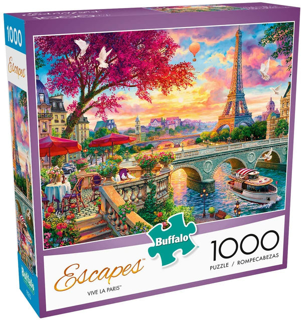 Buffalo Games - Escapes Collection - Vive la Paris - 1000 Piece Jigsaw Puzzle