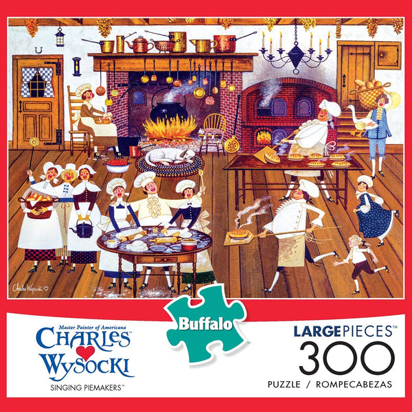 Buffalo Games - Charles Wysocki - Singing Piemakers - 300 Large Piece Jigsaw Puzzle