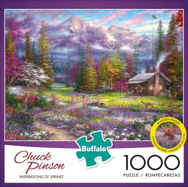 Buffalo Games - Chuck Pinson Escapes - Inspirations of Spring - 1000 Piece Jigsaw Puzzle