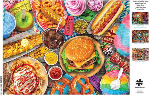 Buffalo Games - Fun Fair Food by Lars Stewart Jigsaw Puzzle (1000 Pieces)