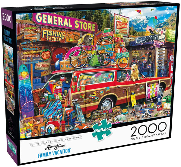Buffalo Games - Aimee Stewart - Family Vacation - 2000 Piece Jigsaw Puzzle