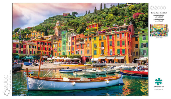 Buffalo Games - Come Sail Away - Portofino, Italy - 2000 Piece Jigsaw Puzzle