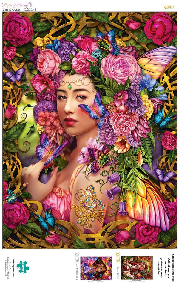 Buffalo Games - Flights of Fantasy - Spring Queen - 1000 Piece Jigsaw Puzzle