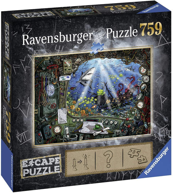 Ravensburger - ESCAPE 4 Submarine Jigsaw Puzzle (759 Pieces)