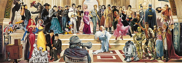 Schmidt - 100 Years Of Film by Renato Casaro Jigsaw Puzzle (1000 Pieces)