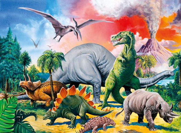Ravensburger - Among the Dinosaurs Jigsaw Puzzle (100 Pieces)