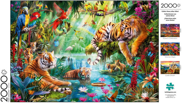 Buffalo Games - Tiger Lagoon - 2000 Piece Jigsaw Puzzle