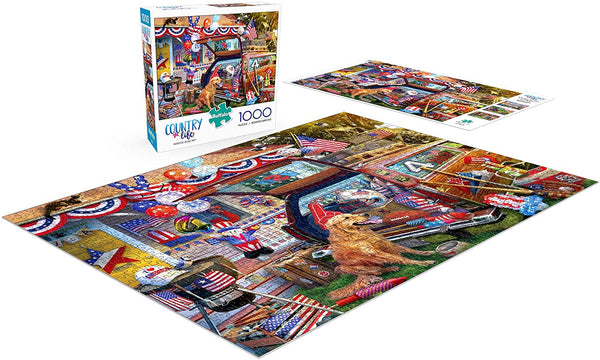 Buffalo Games - Patriotic Road Trip - 1000 Piece Jigsaw Puzzle